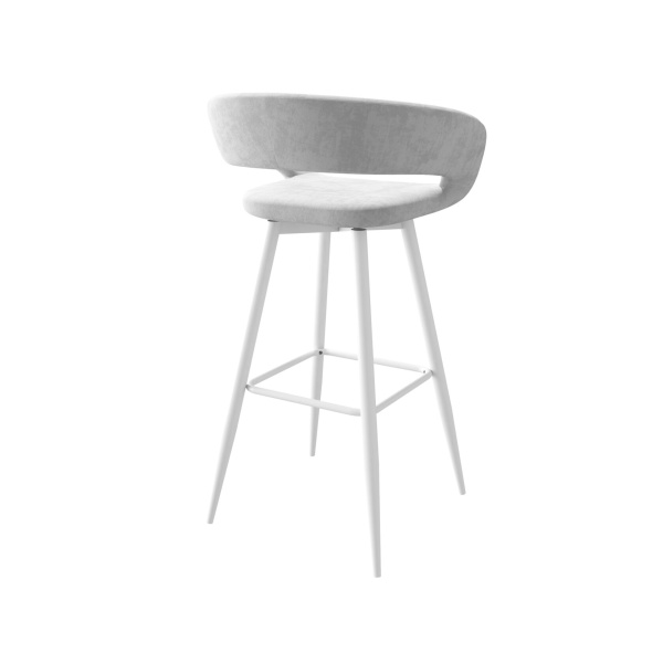 Стул барный BARNY-R 700 SILVER BRANDY 20 W